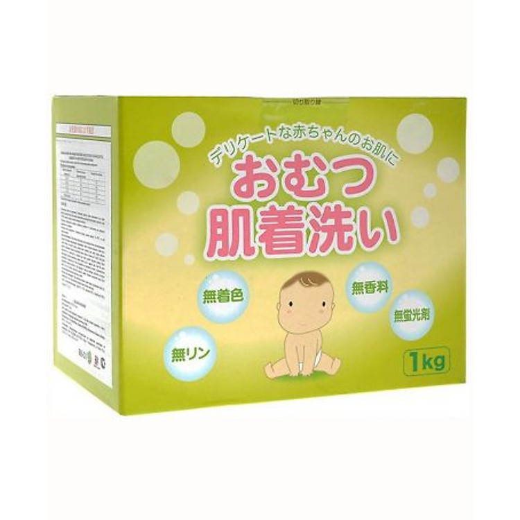 Bột giặt chuyên dụng cho tã, quần áo trẻ sơ sinh nội địa Nhật Bản