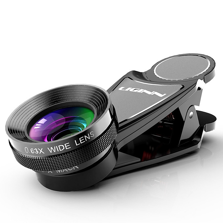 Lens Chụp Ảnh Cho Điện Thoại Góc Rộng 0,63X Wide Lens, Macro 15X L-113