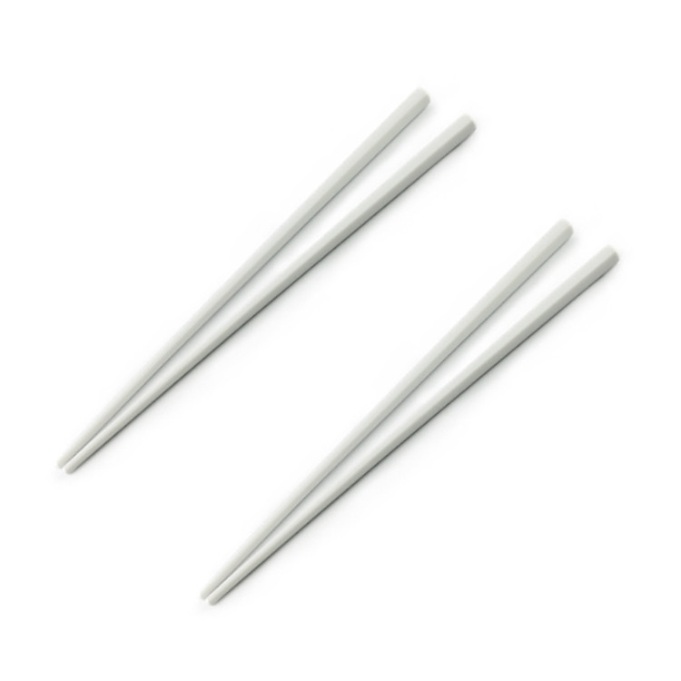 Đũa Sứ Dưỡng Sinh Minh Long 24.4cm Trắng Ngà (2Đôi/HQ)