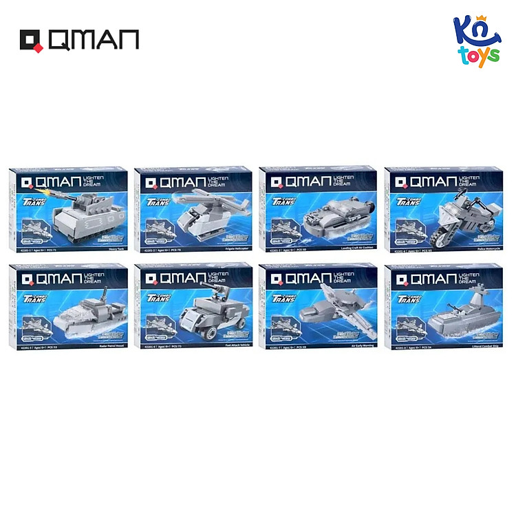 Đồ Chơi Xếp Hình Qman 42201 - Máy Bay Chính hãng Tiết kiệm - Hình ảnh 5