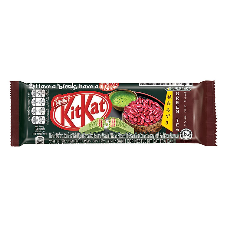 Kitkat Trà Xanh Đậu Đỏ 2F (17g)