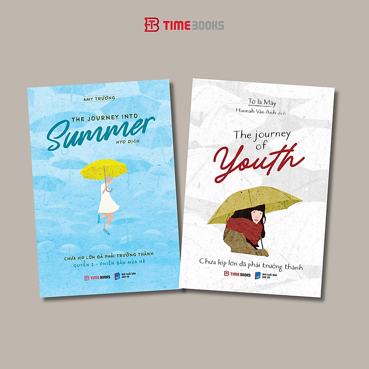 Combo 3 cuốn sách Chưa Kịp Lớn Đã Phải Trưởng Thành song ngữ Việt - Anh (Youth + Summer + Being Yourself)