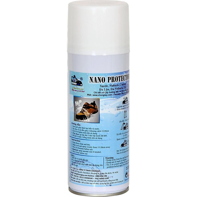 Bình Xịt Phủ Nano Chống Thấm Cho Giày (400ml)