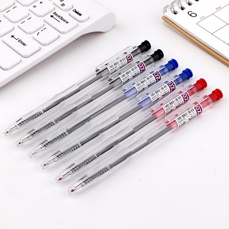 Bút Bị Bấm Ngòi 0.7mm (48 cây) - BAOKE/B14 - Xanh - Ảnh 2
