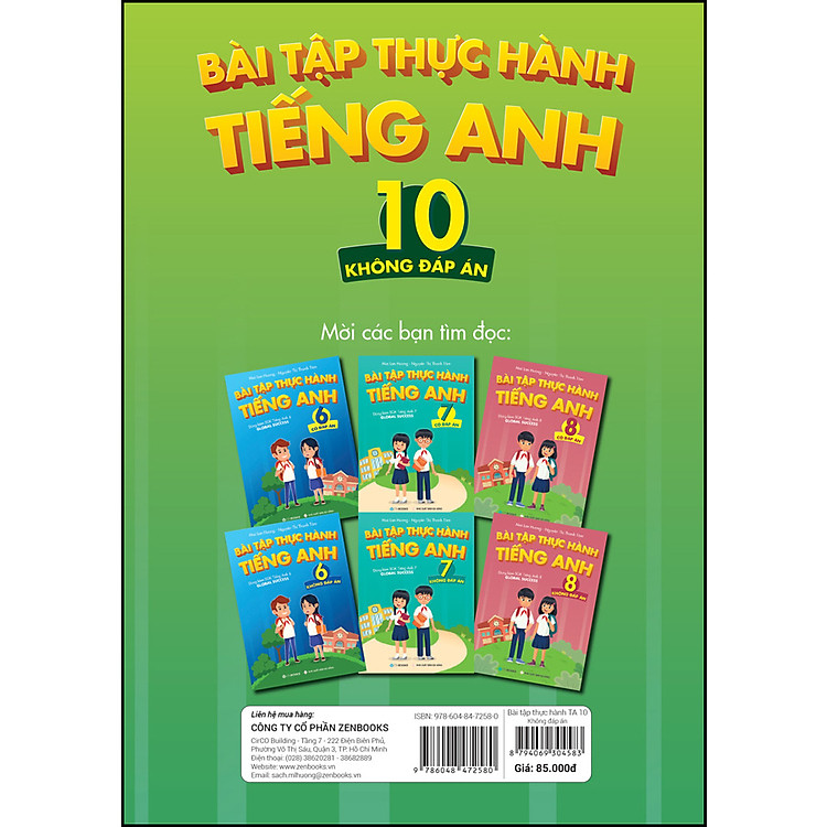 Bài Tập Thực Hành Tiếng Anh 10 - Không Đáp Án - Ảnh 2