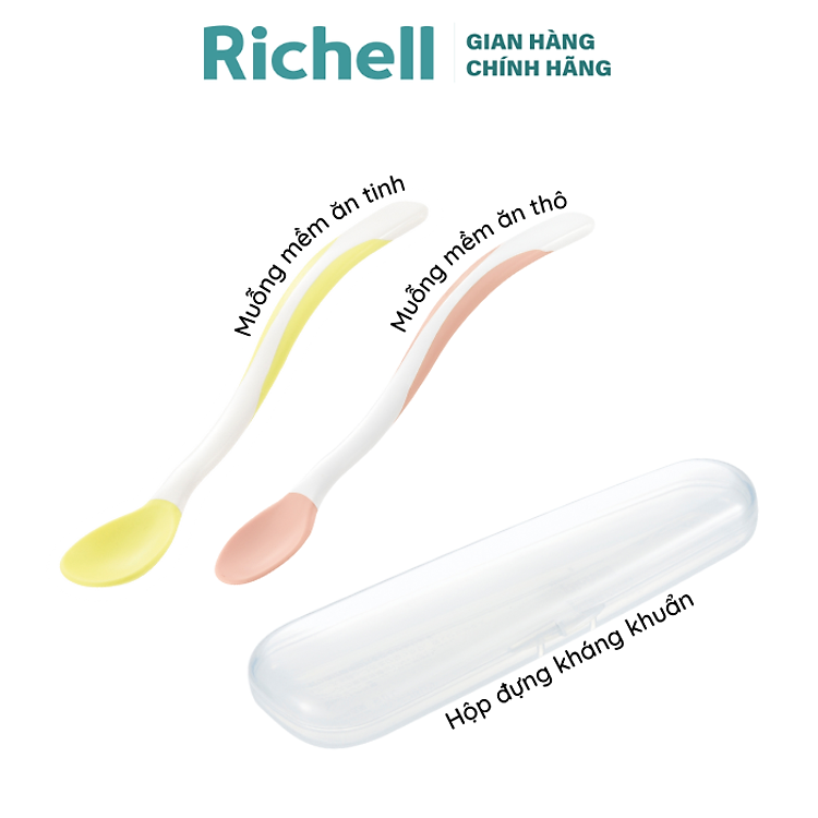 Muỗng mềm ăn dặm TLI Richell Nhật Bản Chính hãng Tiết kiệm - Hình ảnh 2