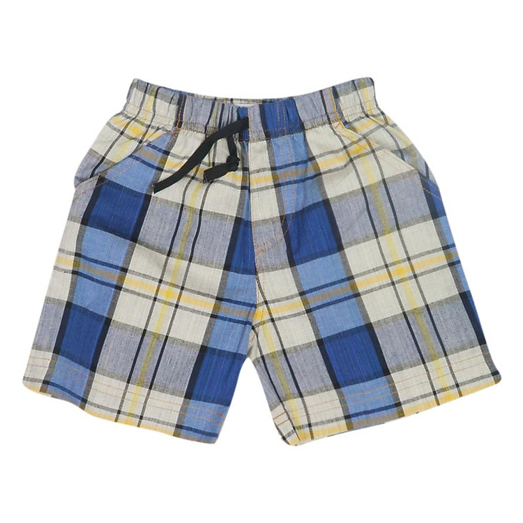 Quần Short Kaki Bé Trai Cuckeo SH 065 Sọc Caro – Xanh Dương