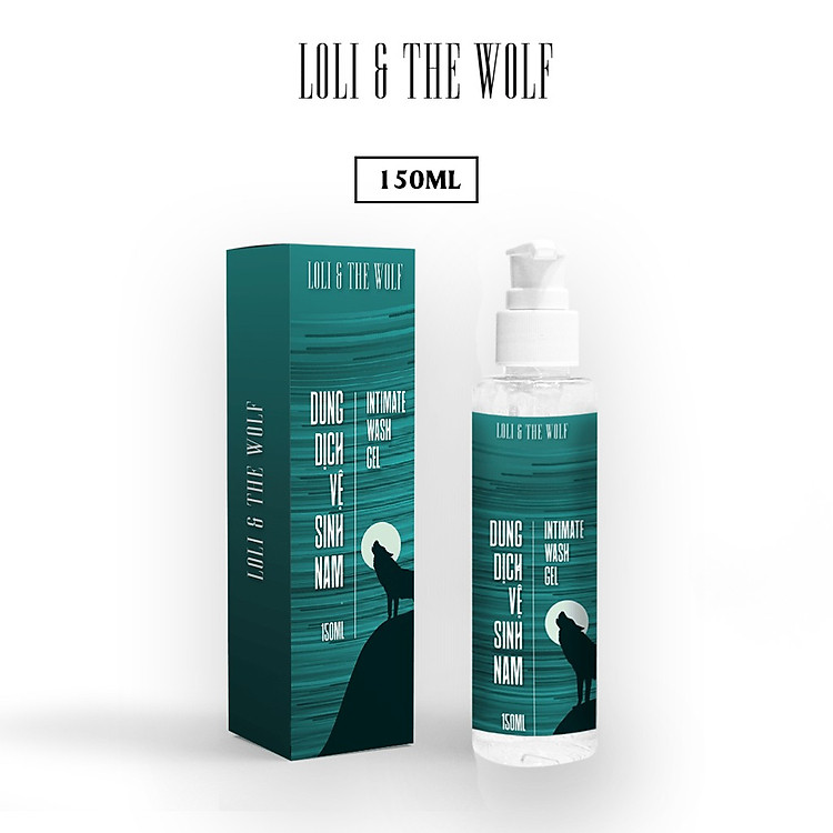 Dung dịch vệ sinh nam LOLI & THE WOLF chai vòi nhấn 150ml - Hương Original Nam Tính