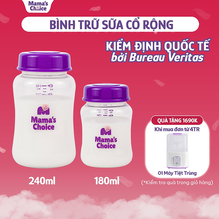 Chọn mua tại Shopee: Bình Trữ Sữa Mama's Choice 180ml mua giá tốt nhất tại Shop Mall