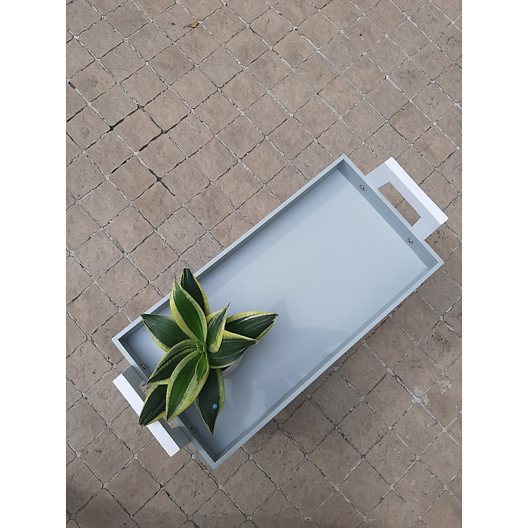 Kệ Gỗ Trang Trí Đa Năng Hàn Quốc (Màu Xám)