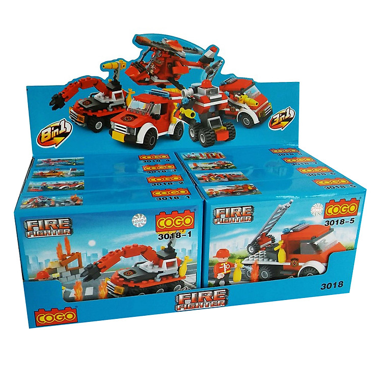 Chọn mua tại Shopee: Mô Hình Cogo Phương Tiện Cứu Hỏa 3018 - Giá tốt nhất tại Mall Shop