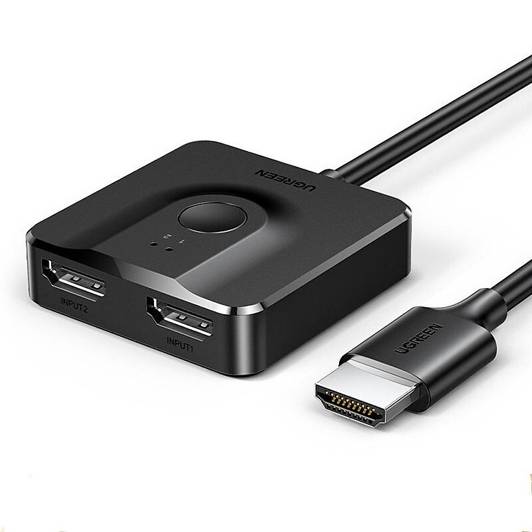 Ugreen 70607 4K 30Hz 2 Way Hdmi Bidirectional Switch Splitter with Cable CM311 Hàng chính Hãng
