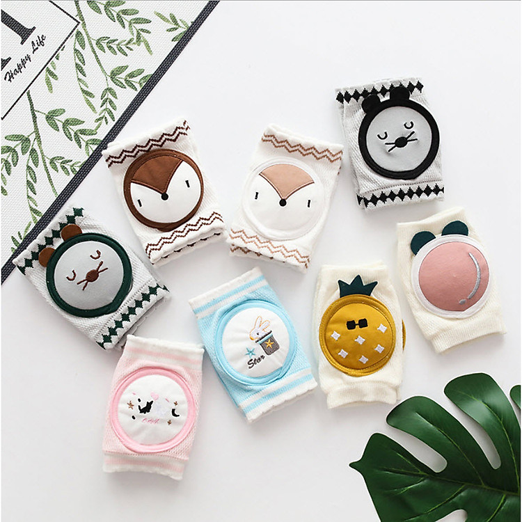Combo 2 lót bảo vệ đầu gối cute cho bé (mẫu ngẫu nhiên)