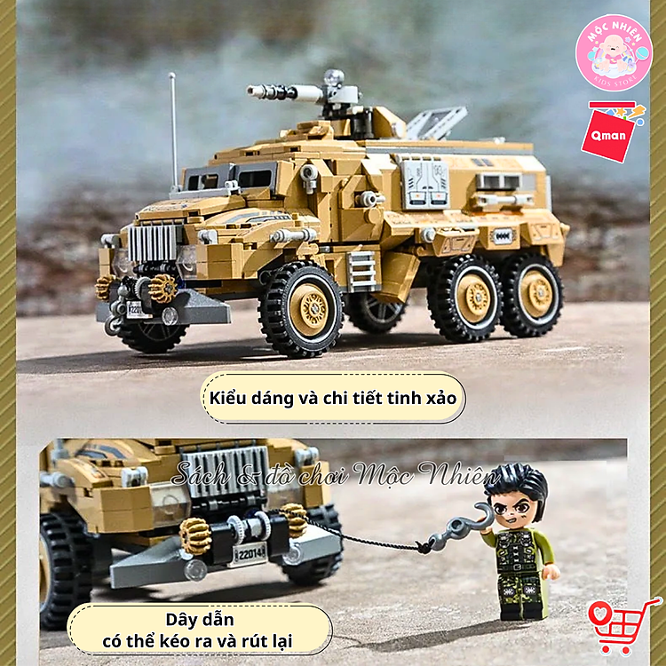 Mua Đồ Chơi Lắp Ráp Quân Sự Qman 22014 Chính hãng Giá rẻ - Hình ảnh 5