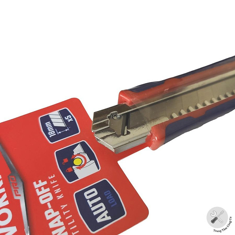 Dao rọc giấy tự động khóa lưỡi Workpro WP212011 (18mm) - Ảnh 4