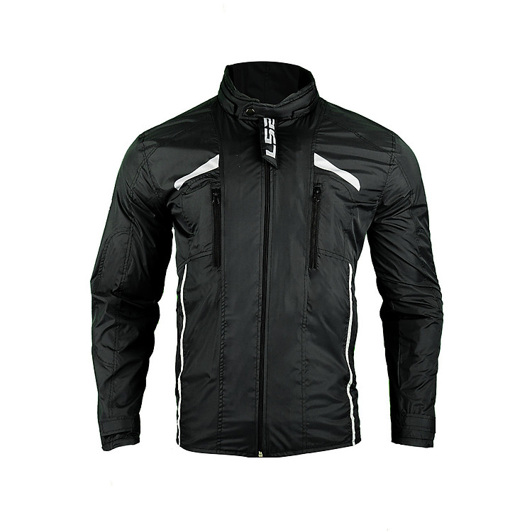 Áo Khoác Nam Thời Trang - L52 - Đen - Vải Polyester - Chống Thấm Nước, Chống Nắng - Túi Đa Dạng