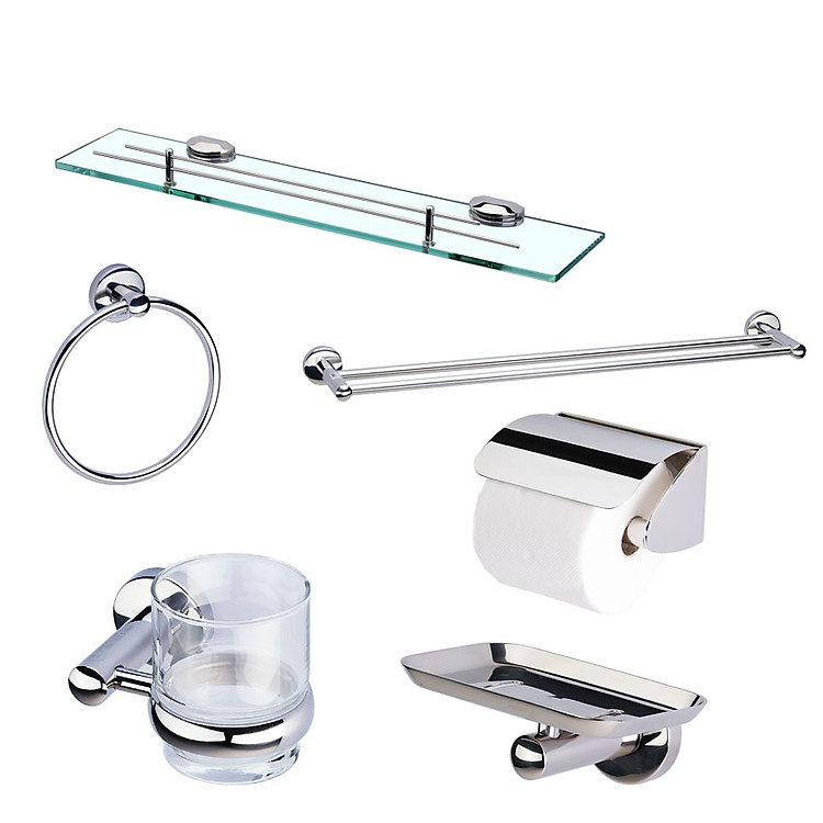 Bộ phụ kiện phòng tắm 6 món BAO - 6M5 (INOX 304)