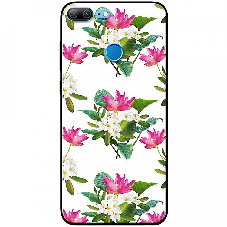 Ốp lưng dành cho Honor 9 Lite mẫu Sen hoa sứ