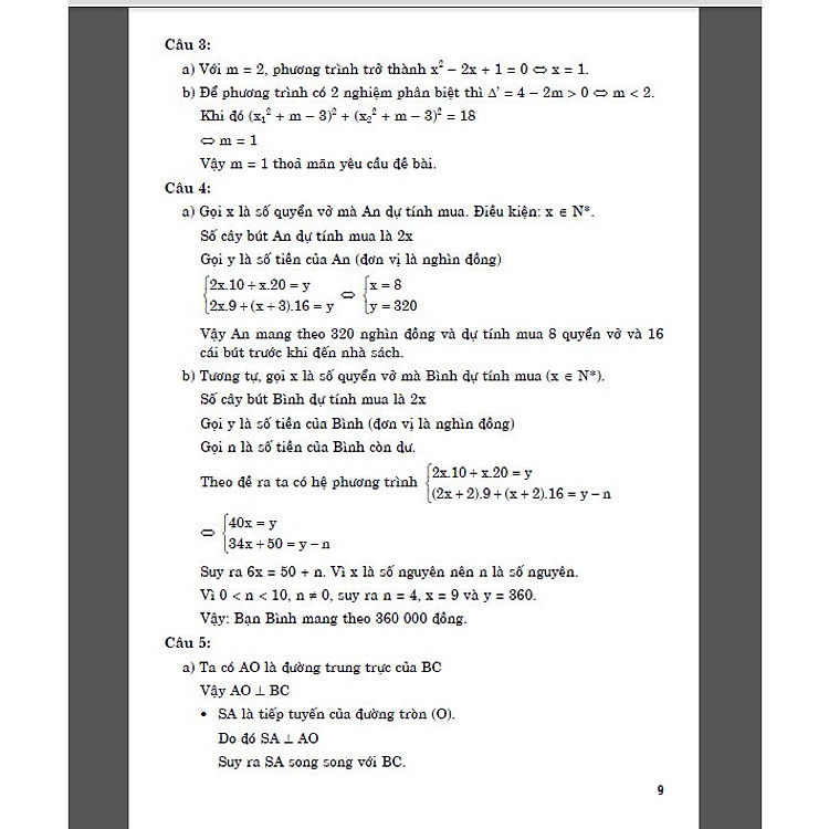 Bộ đề thi vào lớp 10 môn toán (theo đề minh họa của Sở GD&ĐT TP. Hồ Chí Minh) - Ảnh 3