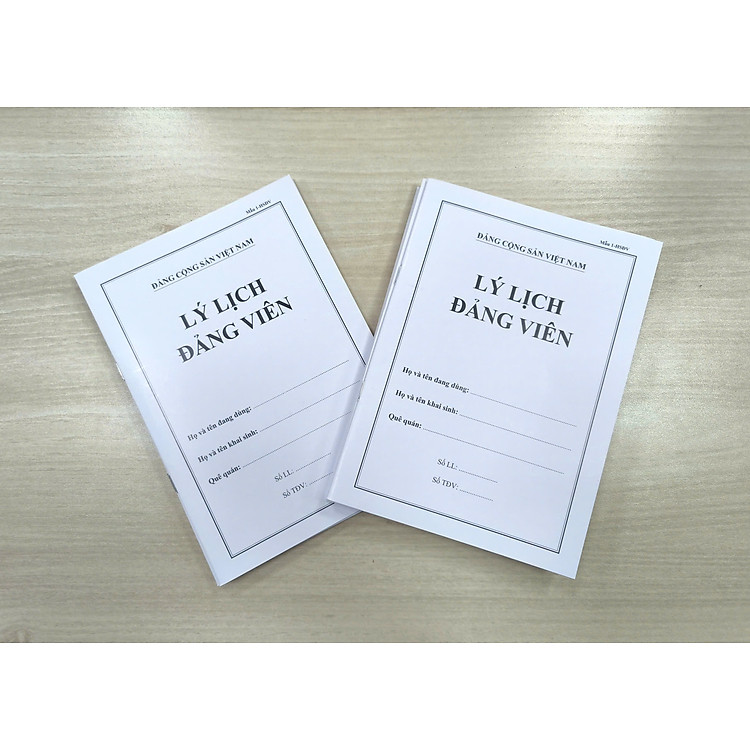 Lý lịch đảng viên (Mẫu 1-HSĐV)