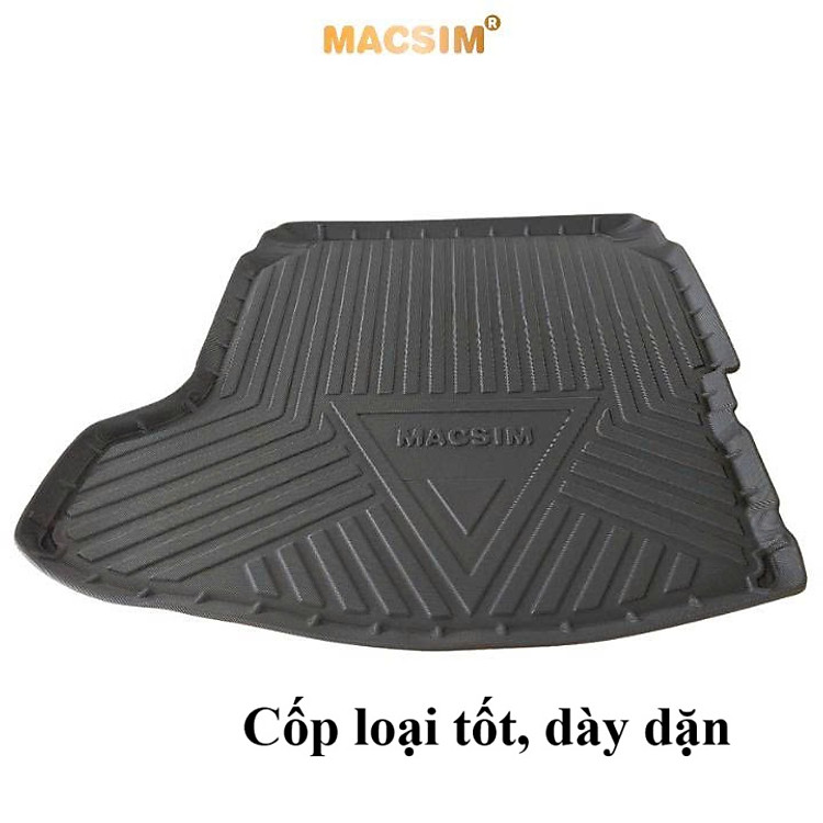 Thảm lót cốp (qd)xe ô tô Mazad 3 2020- 2024 nhãn hiệu Macsim chất liệu TPV cao cấp màu đen