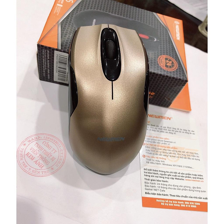Chuột máy tính Newmen F266 không dây 2.4Ghz – Chú báo tự do - Hàng chính hãng