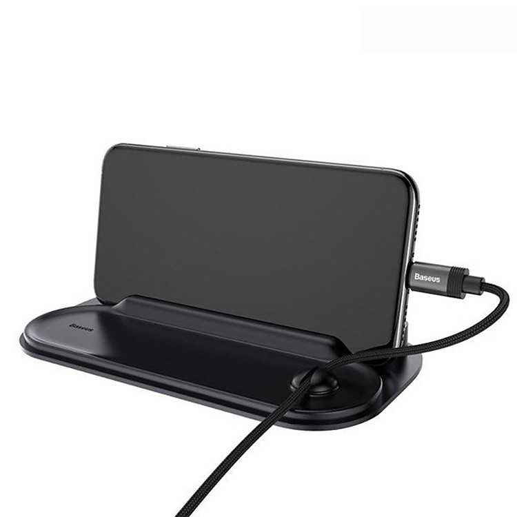 Bộ đế giữ điện thoại trên xe hơi tích hợp bảng số điện thoại Baseus Horizon Silicone Parking Number Card Bracket
