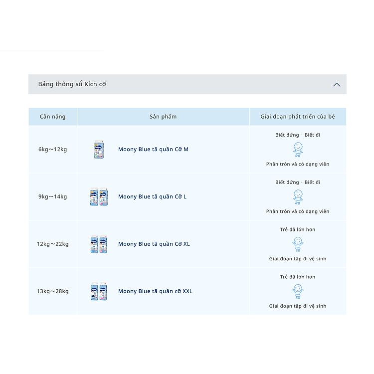 Tã quần Moony Bé Trai XXL 26 miếng Giá rẻ - Hình ảnh 2