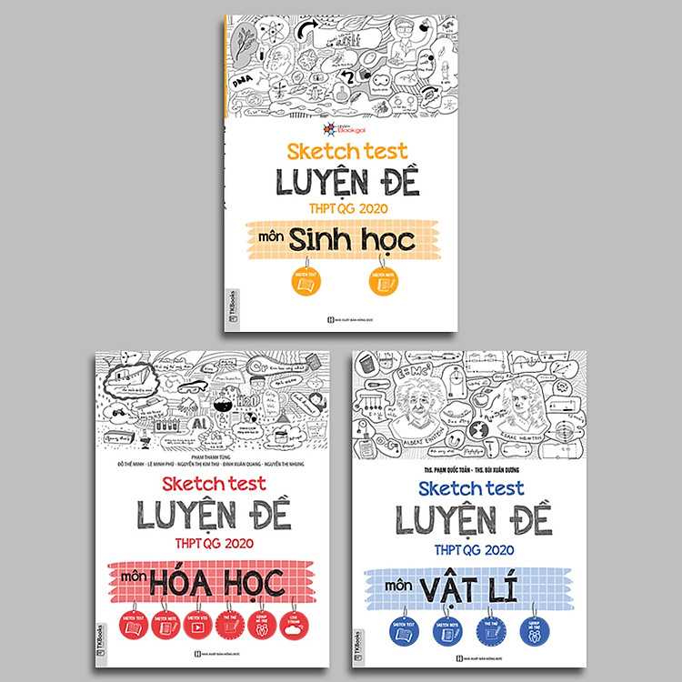 Luyện thi Tổ hợp KHTN: Sketch Test Luyện Đề THPT QG 2020 môn Vật Lí, Hóa học, Sinh học