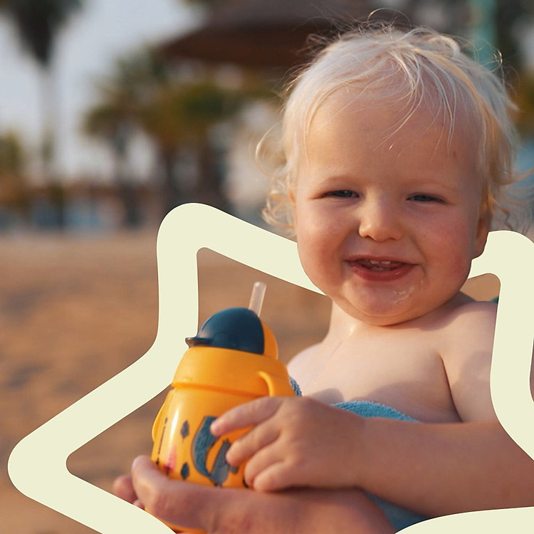 Bình uống nước Tommee Tippee 300ml Chính hãng Giá tốt - Hình ảnh 4