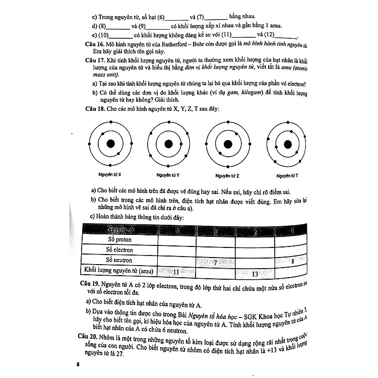 Bài Tập Phát Triển Năng Lực Môn Khoa Học Tự Nhiên 7 - Ảnh 2
