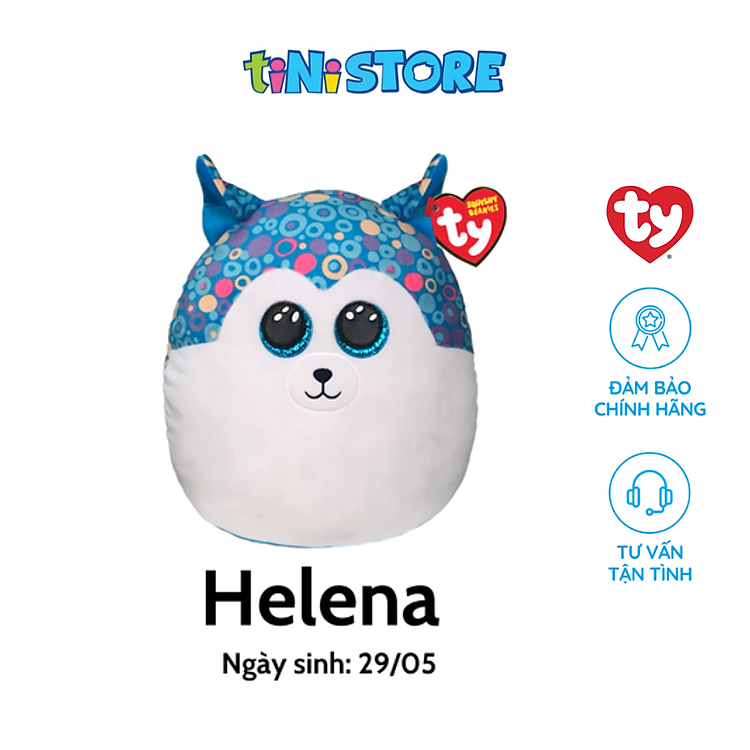 Đồ Chơi Thú Bông Husky 10 inch Chính hãng Ưu đãi - Hình ảnh 2