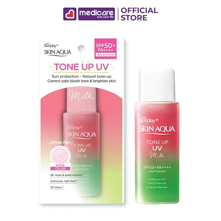 Sữa chống nắng SUNPLAY skin aqua tone up SPF50+ PA++++ 50g