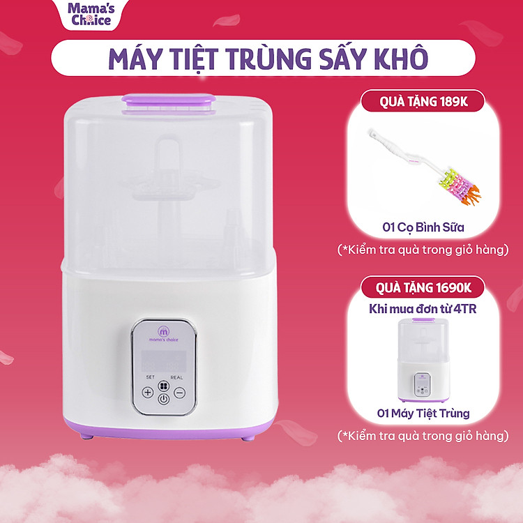 Tham Khảo tại ConCung: Máy Tiệt Trùng Bình Sữa Mama’s Choice 5in1 , nhận ngay nhiều Ưu đãi
