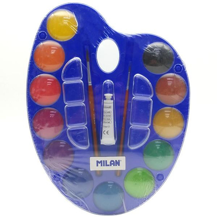Khay 12 Màu Nước Milan 054412 (có 2 cọ)