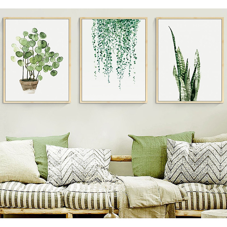 Tranh Treo Tường - Green Art-S1550 (Bộ 3 tấm)