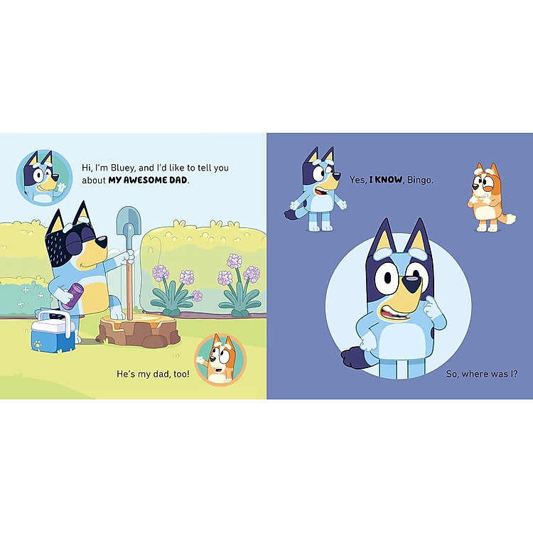 Sách ngoại văn: Bluey: My Dad Is Awesome