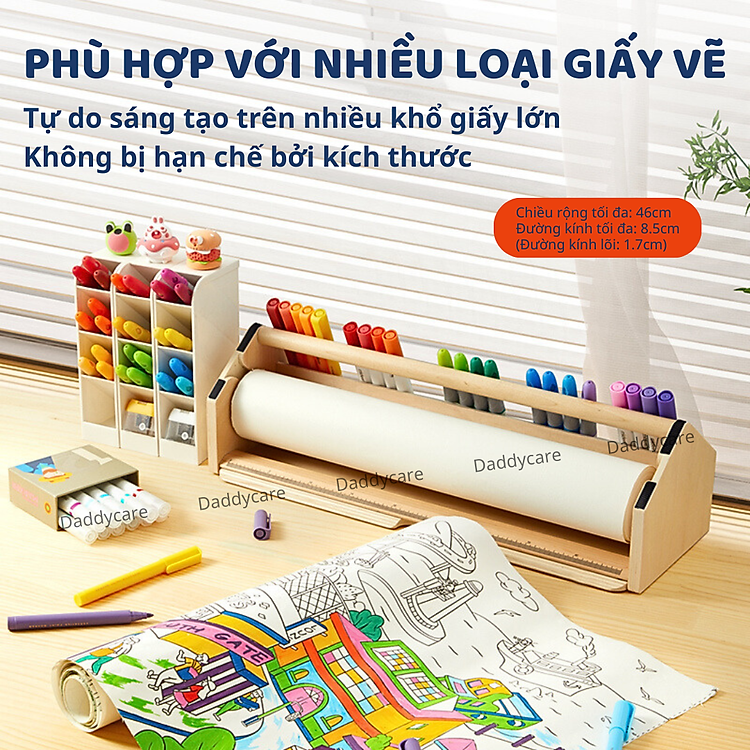 Ống đựng giấy vẽ Mideer tại Daddycareshop Chính hãng Tiết kiệm - Hình ảnh 5