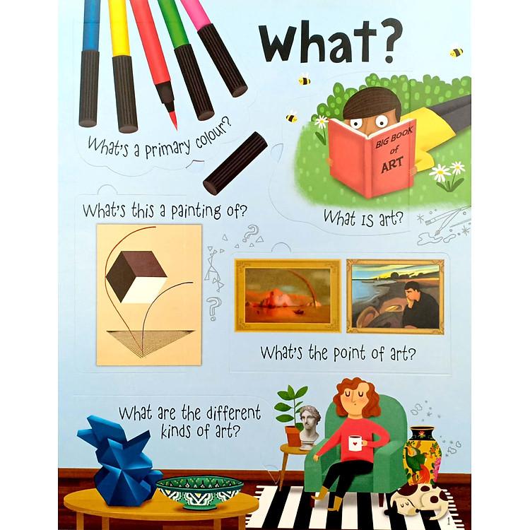 Usborne Lift-the-Flap Questions and Answers about Art - Ảnh 7