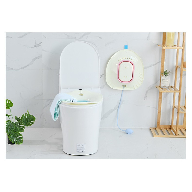 Chậu Xông Vùng Kín Gấp Gọn - Hồng Chính hãng Giá rẻ - Hình ảnh 4