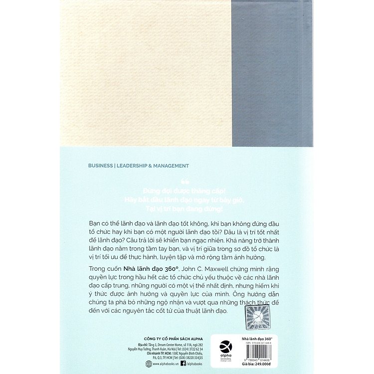 John C. Maxwell - Nhà Lãnh Đạo 360o - Ảnh 2