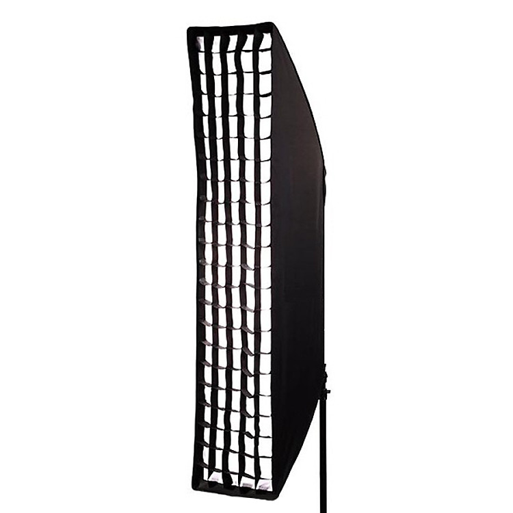 Softbox Tổ Ong Rectangular Softbox With Cloth Honeycomb (20 x 100 cm) - Hàng Nhập Khẩu