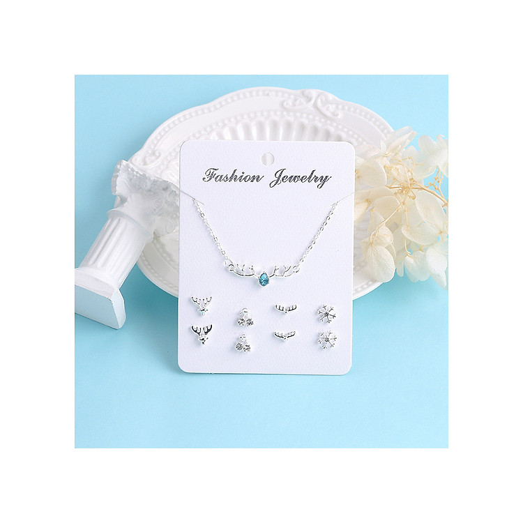 Set dây chuyền và bông tai thời trang nữ đẹp nhiều mẫu hot hit