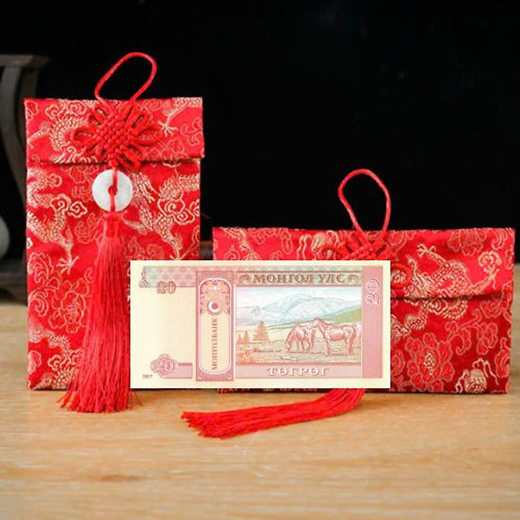 Túi Gấm Màu Hồng 20 Mông Cổ - Ảnh 2