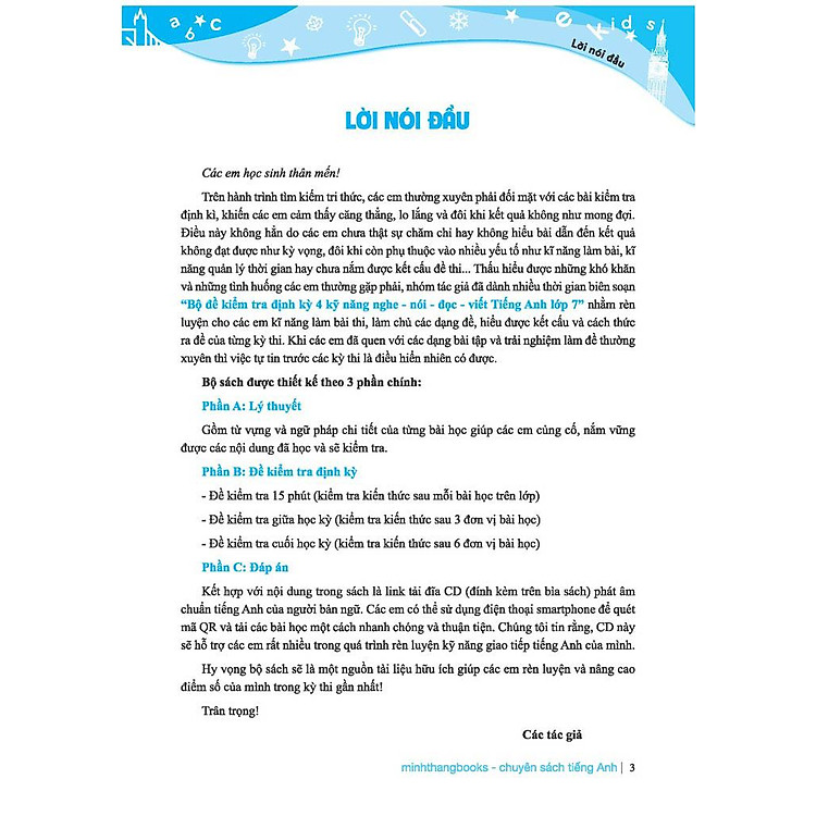 Global Success - Bộ Đề Kiểm Tra Định Kỳ 4 Kỹ Năng Tiếng Anh Lớp 7 - Tập 1 (Có Đáp Án) - Ảnh 3