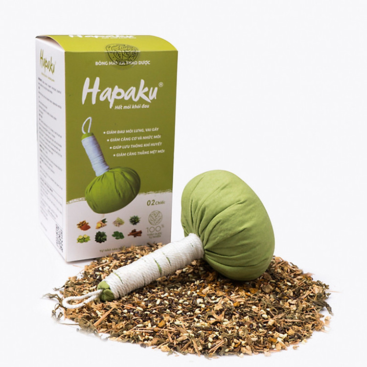 Cặp bóng massge toàn thân thảo dược Hapaku