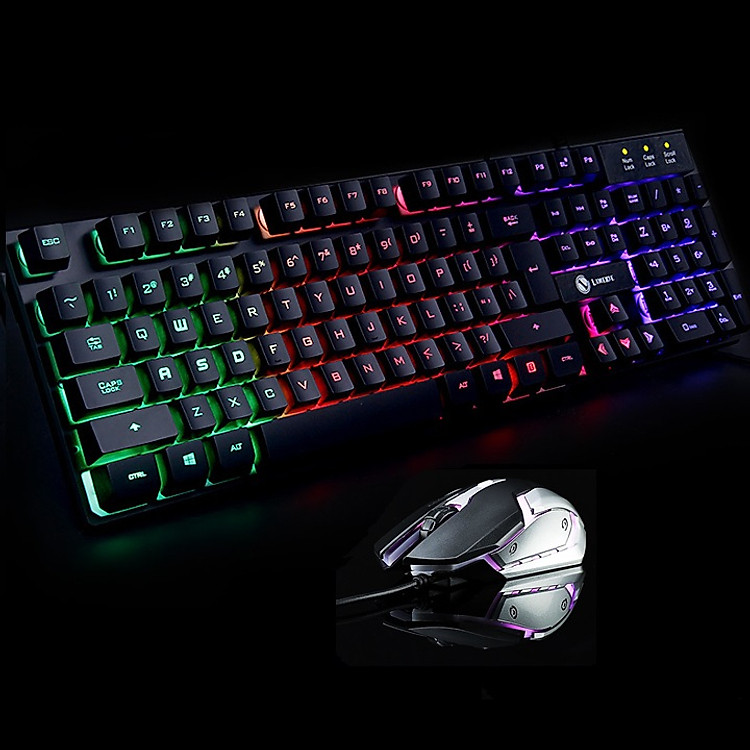 Combo Bàn Phím Giả Cơ TX30 Tặng Kèm Chuột Game Led nhiều Màu - HÀNG NHẬP KHẨU