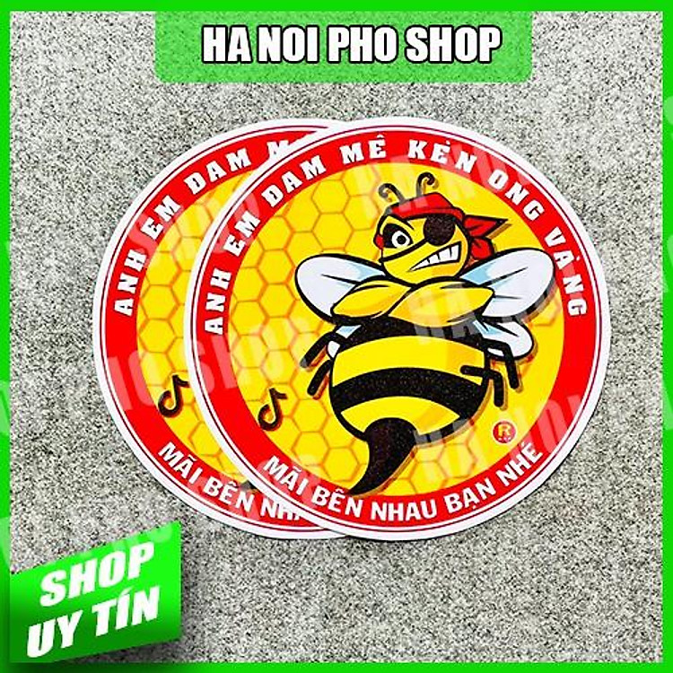 Tem Kèn Ong Vàng - Hội Kèn Ong - cho Anh Em tài xế trang trí xe tải