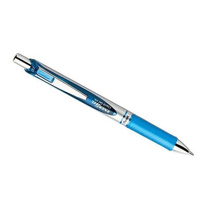 Bút Bi Nước Bấm 0.7mm Pentel BL77-S - Xanh Da Trời - Ảnh 4
