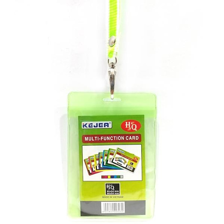 Bảng Tên Nhựa 2 Mặt Dọc (Màu Xanh Lá)